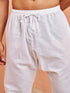 Men's White Cotton Pyjama